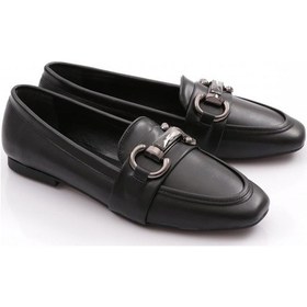 Resim Dgn 5027 Kadin Loafer Ayakkabi 5027-1423-R1534 Siyah 