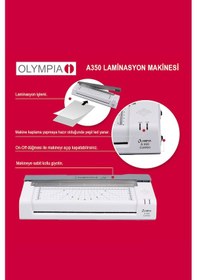 Resim Olympia A350 Combo A3 Laminasyon Makinesi + 15 PVC Filmi 