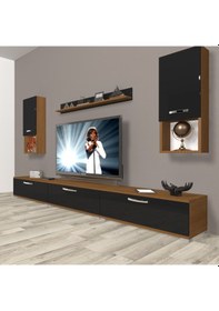 Resim Decoraktiv Eko 270da Slm Tv Ünitesi Tv Sehpası Ceviz - Siyah 