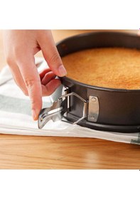 Resim Patisse Yuvarlak Kelepçeli Altı Çıkan Pasta Kek Kalıbı 6.5X22 CM 