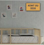 Resim Markaawm Markaawm Montessori Çocuk Yatak Doğal Çam 90X190 Karyola Selen Akçaağaç 
