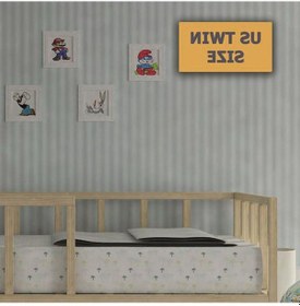 Resim Markaawm Markaawm Montessori Çocuk Yatak Doğal Çam 90X190 Karyola Selen Akçaağaç 