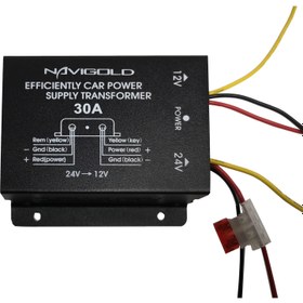 Resim Oto Konvertör 24V Dc / 12V Dc 30 Amper 