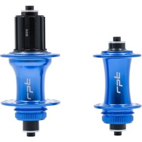 Resim Shimano Raptor Ön/arka Göbek Seti Qr+sokma Mil 8-11v 32d C.lock Mavi 220238 Siyah 