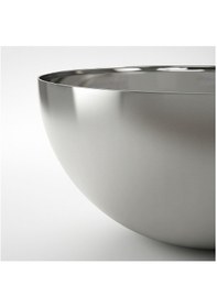 Resim Servis,salata Kasesi Ikea Paslanmaz Çelik Meridyendukkan 36 Cm Kase ,derin Karıştırma Yoğurma Kabı 