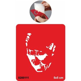 Resim Atatürk Geçici Dövme Kına Şablonu Tattoo Geçici Dövme Şablonları Kına Kalıpları 