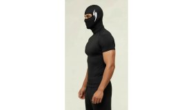 Resim Flex Premium Reflektörlü Siyah Kar Maskesi Model 19 Balaklava Balaclava Motorsiklet Scooter Bisiklet Spor 