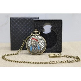 Resim Özel Kutulu Kızılderili Köstekli Saat Alk4677 