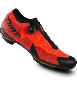 Resim Dmt Km1 Karbon Mtb Bisiklet Ayakkabısı Kırmızı-Siyah 