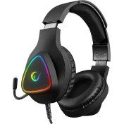 Resim Rampage M7 Moncher Siyah Rgb LED USB 7.1 Gaming Mikrofonlu Oyuncu Kulaklığı 