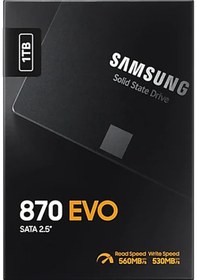 Resim Samsung Uyumlu Mz-77e1t0bw 870 Evo 1tb 560/530, 2,5&amp Quot Sata Ssd 