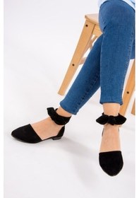 Resim Fox Shoes Siyah Kadın Babet H726761502 Siyah 