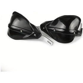 Resim Tongdashop Siyah Dirt Bike Handguard 7/8" 11/8" Klr650 Dr650 Drz400sm İçin Dayanıklı Pp Motocross Atv 