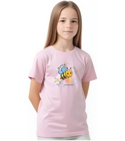 Resim Fyk Kids Kız Çocuk Honey Baskılı Tişört Pembe 