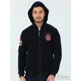Resim Cici Forma 112 Acil Erkek Polar Kapüşonlu Lacivert 