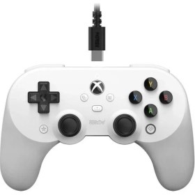 Resim 8bitdo Pro 2 Hall Effect Kablolu Controller Xbox Series x Series S - 0ne & Windows Pc Beyaz 