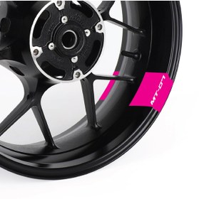 Resim Run Grafik Shop YAMAHA MT07 MOTORSİKLET JANT DETAY STİCKER 