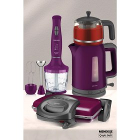 Resim Beyaz 4'lü Elektrikli Mutfak Seti, Çeyizlik ve Evlilik Paketi 