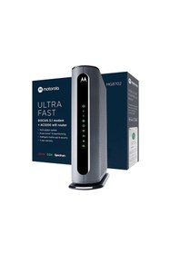 Resim Motorola MotorolaMG8702 | DOCSIS 3.1 Kablo Modem + Akıllı Güç Arttırıcılı Wi-Fi Yönlendirici (Yüksek Hızlı Ko 