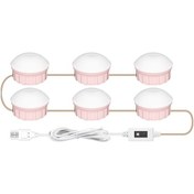Resim Rogfer Led Makyaj Lambası Ayna Ön Güzellik Dolgu Işığı El Sweep Sensation Lamba, Güç Kaynağı: 6 Ampüller, Size:6 Bulbs Diğer Diğer 