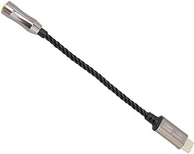 Resim Shanrya Kulaklık Amplifikatörü, 15 cm/5,9 inç 384 KHz/32 bit Düşük Güç Tipi C ila 3,5 mm Kulaklık Amplifikatör Adaptörü PC için siyah 