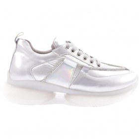 Resim Dgn 954-23Y Kadin Kalin Taban Silver İp Taşli Sneakers Ayakkabi 