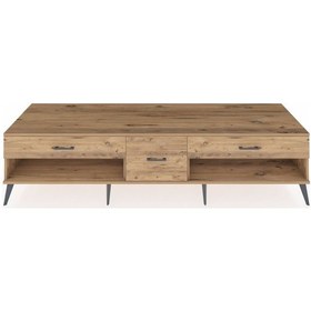 Resim Kronos Tv Ünitesi 3 Çekmeceli 220x59x51 Çam-çam Atlas Çam/atlas Çam - Atlas Çam 