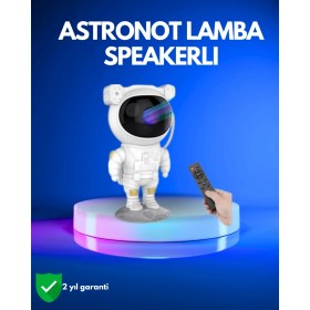 Resim Resveq Ayarlanabilir Parlaklık ve Zamanlayıcı Modlu Astronot Lamba 