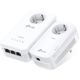 Resim Tp-Link TL-WPA8630PKIT 1200 Mbps Priz Soketli 3 Port Gigabit Powerline Adaptör 