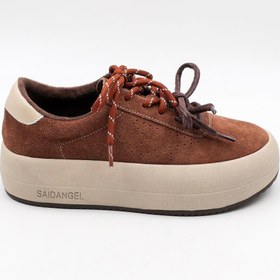 Resim Guja Kadın Bağcıklı Kadın Süet Deri Spor Ayakkabı GJ372 - Camel - 36 