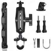 Resim Gopro 13 12 11 10 9 8 Motosiklet Bisiklet Tutucu Gidon Montaj Braketi Insta360 Kıt 14 Motosiklet 1 Adet 