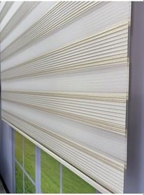 Resim donatti perde ANKA Serisi Gold Simli Zebra Perde - Gündüz Gece Kullanım, Stor Mekanizmalı 270 x 200 