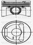 Resim YENMAK 31-04268-000 Piston Segman (STD) <fiyat:4 Adet Içindir> Wk658167 Uyumlu 