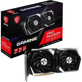 Resim MSI VGA Radeon Rx 6650 Xt Gamıng 8g RX6650XT 8gb Gddr6 128B Pcıe 4.0 X8 (3xdp 1xhdmı) 