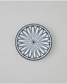 Resim English Home Monarch Porselen Pasta Tabağı 19 Cm Siyah - Beyaz Siyah - Beyaz 