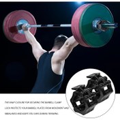 Resim 2 Dambıl Ağırlık Klipsleri, Yüksek Yoğunluklu, Hızlı Bırakmalı Kaldırma Çubuğu Tutacakları - Çeşitli Fitness Eğitim Ortamları İçin Uygun 