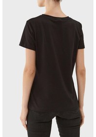 Resim Guess Bayan T Shirt V3bı11 J1314 Jblk Siyah Siyah 