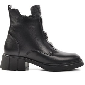 Resim Voyager Siyah Kadın Topuklu Bot Siyah 