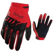 Resim Smart Fox İçin Dağ Bisikleti Eldivenleri - Dirtpaw Motocross Yarış Eldivenleri Off Road Bisikleti Kırmızı---siyah--word L 