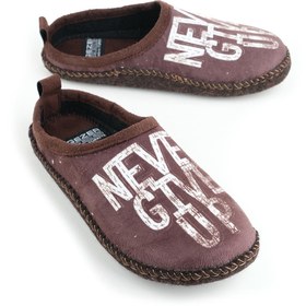 Resim Gezer 14630 Erkek Keçe Rahat Sessiz Taban Hafif Ev Halı Misafir Terliği 