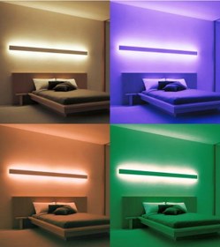 Resim 50 Cm Şeffaf 256 Renk Bluetooth Kontrol Rgb Çubuk Şerit Led Renk Değiştiren Led Işık Sb-6543 