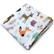 Resim Çok Amaçlı Bebek Müslin Örtü Battaniye Doğa Desen 1 Adet Çok Renkli 