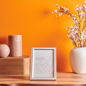 Resim KPM Dekoratif Fotoğraf Çerçevesi - Gümüş - 12x17 cm 