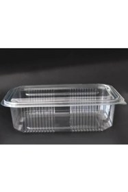 Resim Gold ambalaj Plastik Sızdırmaz Kap 750 Gr Cc Kullan At Tek Kullanımlık Plastik Kapaklı Kase 50 Adet 