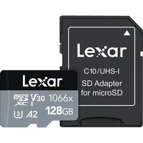 Resim Lexar 128gb High-Performance 1066x microSDXC UHS-I 