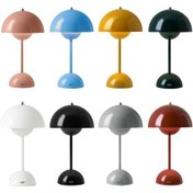 Resim Kısılabilir Kablosuz Masa Lambası Üç Yönlü Kablosuz Okuma Lambası, Gece Lambası Siyah 