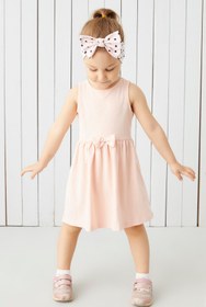 Resim Babygiz El Yapımı Yumuşak Fiyonk Bağlamalı Doğal Pamuklu Penye Bebek Çocuk Kız Bandana Best Of Serisi 
