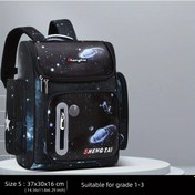 Resim Dream011 Gençler Okul Çantaları Erkek Çocuklar İçin Siyah Gökyüzü Astronot Yıldızlı Sırt Çantası S Büyük Kapasiteli Siyah Gökyüzü 