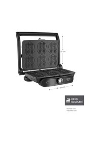 Resim Karaca X 2400 W Beşiktaş Lisanslı Taraftar Logo Plakalı Tost Makinesi 
