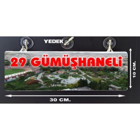 Resim pozantiaksesuardunyasi Pleksi Araç Cam Önü Tabelası,dijital baskılı,29 Gümüşhaneli, tır,kamyon,minibüs aksesuar 